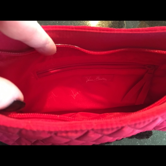 Authentic Vera Bradley Red Handbag - Picture 3 of 7